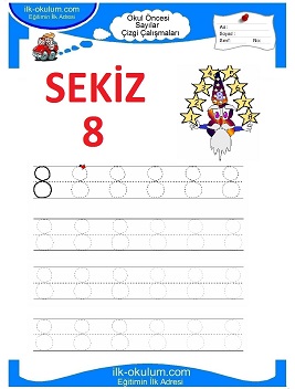 Çocuklar İçin Çizgi Çalışma Sayfaları 